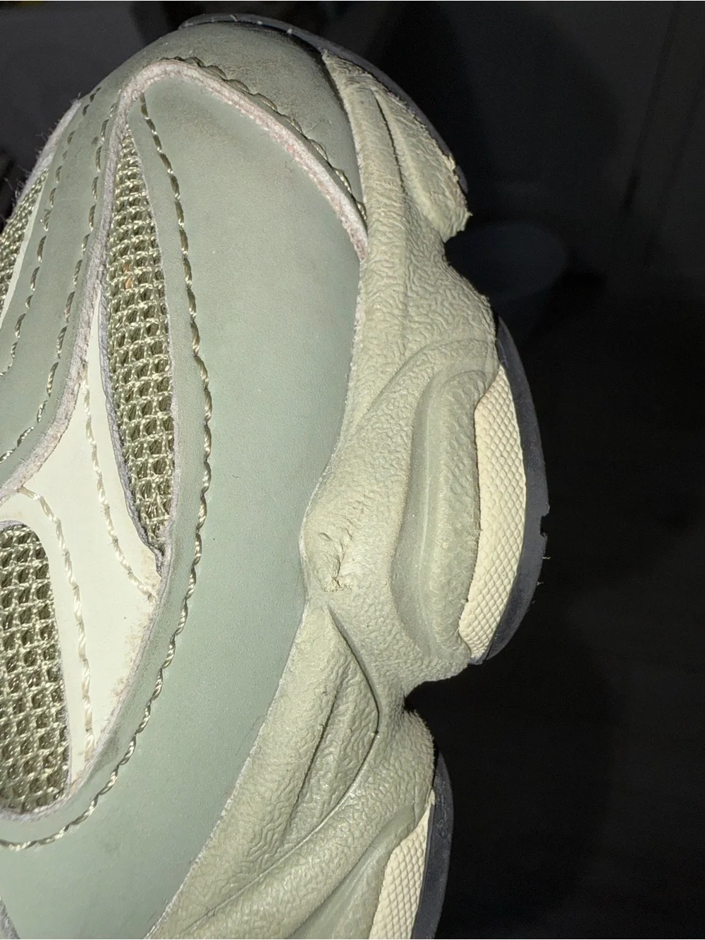 New Balance 9060 Kids' Green Athletic Sneakers